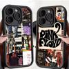 P-Pink-F-Floyds Rock Band For iPhone 17 15 13 12 11 14 Pro Max X XR XS 16 Plus Shockproof Candy Back Cover