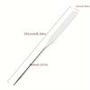 Stainless Steel Mixing Spatula for Nail Color and Makeup Foundation Blending, Original and Holed Options, 3 Pcs Variant