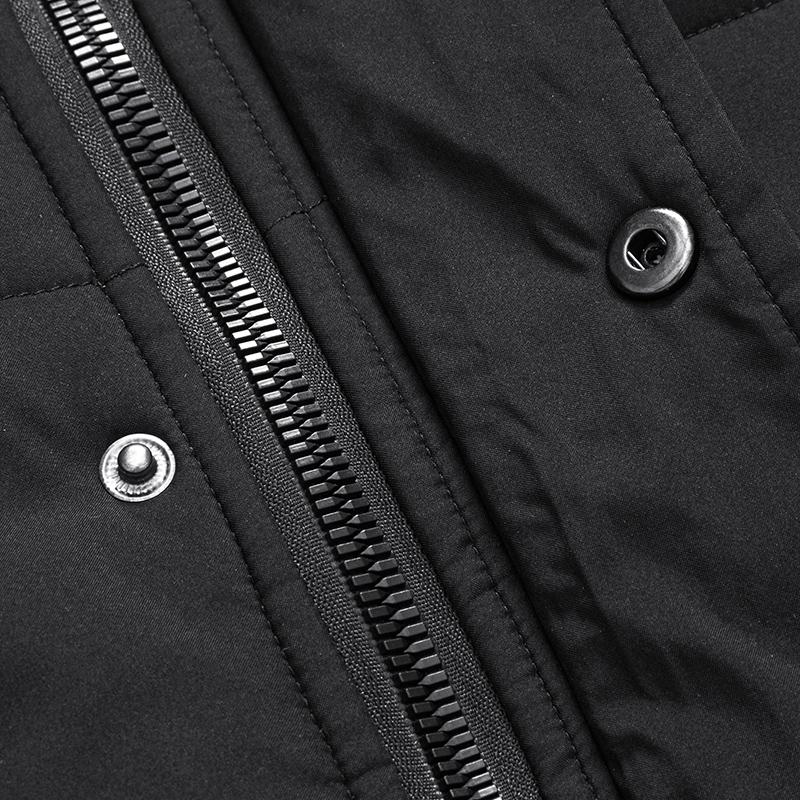 Winter Men's Parkas Fleece Cotton Thick Warm Puffer Hooded Jacket Fluffy Collar Waterproof Windbreaker Padded Coat Plus Size 8xl