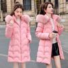 Slim-fit Padded Jacket, New Jacket, Women's Winter Padded Jacket, Medium and Long Padded Jacket, Thickened Padded Jacket.