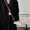 Leather Messenger Mobile Phone Lanyard Love Pendant Long Adjustable Neck Strap Strong and Durable Gasket Anti-lost Women
