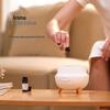 Silk Brocade Aromatherapy Humidifier with Remote Control - Desktop Essential Oil Diffuser for Bedroom.