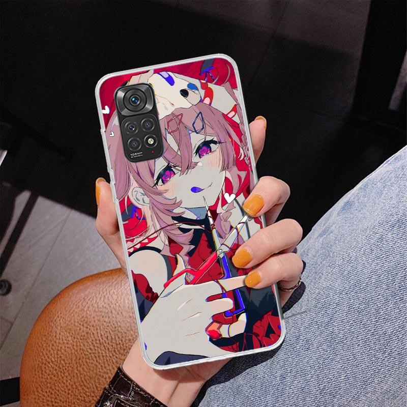 Cute Anime Girl INS Phone Case For Xiaomi Redmi Note 15 14 13 12S 12 11 Pro Plus 14S 11S 11E 10 10S 11T 5G Personalized Cover Re