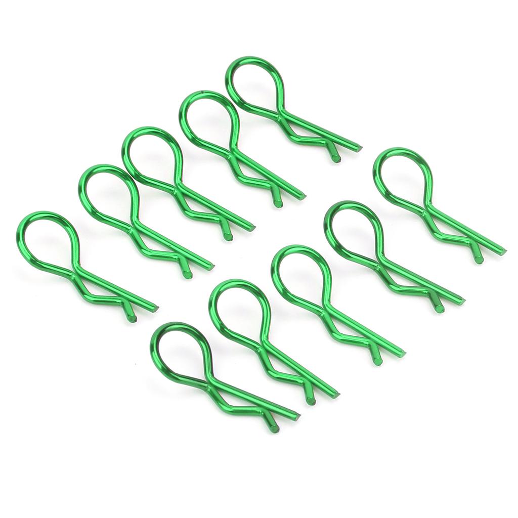 Remote Control Car RShape Shell Buckle Body Clip Pin for 15 16 18 110 RC Car(Green )