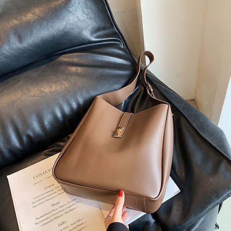 Retro große Umhängetasche Schulter-Beuteltasche