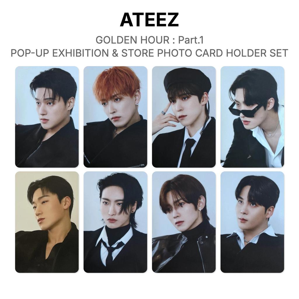 ATEEZ GOLDEN HOUR : Part.1 POP-UP EXHIBITION & STORE PHOTO CARD HOLDER SET Official Photocard