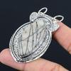Daughters Day Deal 925 Silver Spider Web Jasper Gemstone Trendy Pendant Jewelry