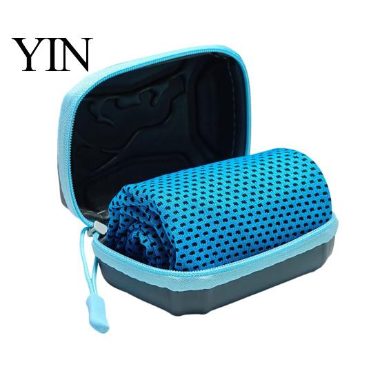 Moisture-wicking Sports Towel 1/5Pcs Cooling with Carrying Case, Quick Dry Absorbent Ice for Neck & Face, Breathable Chilly Sports, Gym, Yoga, Running