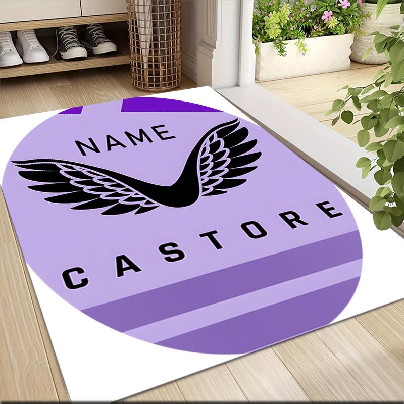 Custom Name Portsmouth FC Crest Carpet Rug Customizable Soft Washable Anti-Slip Home Living Room Sofa Mats Personalized Rug. 0909232