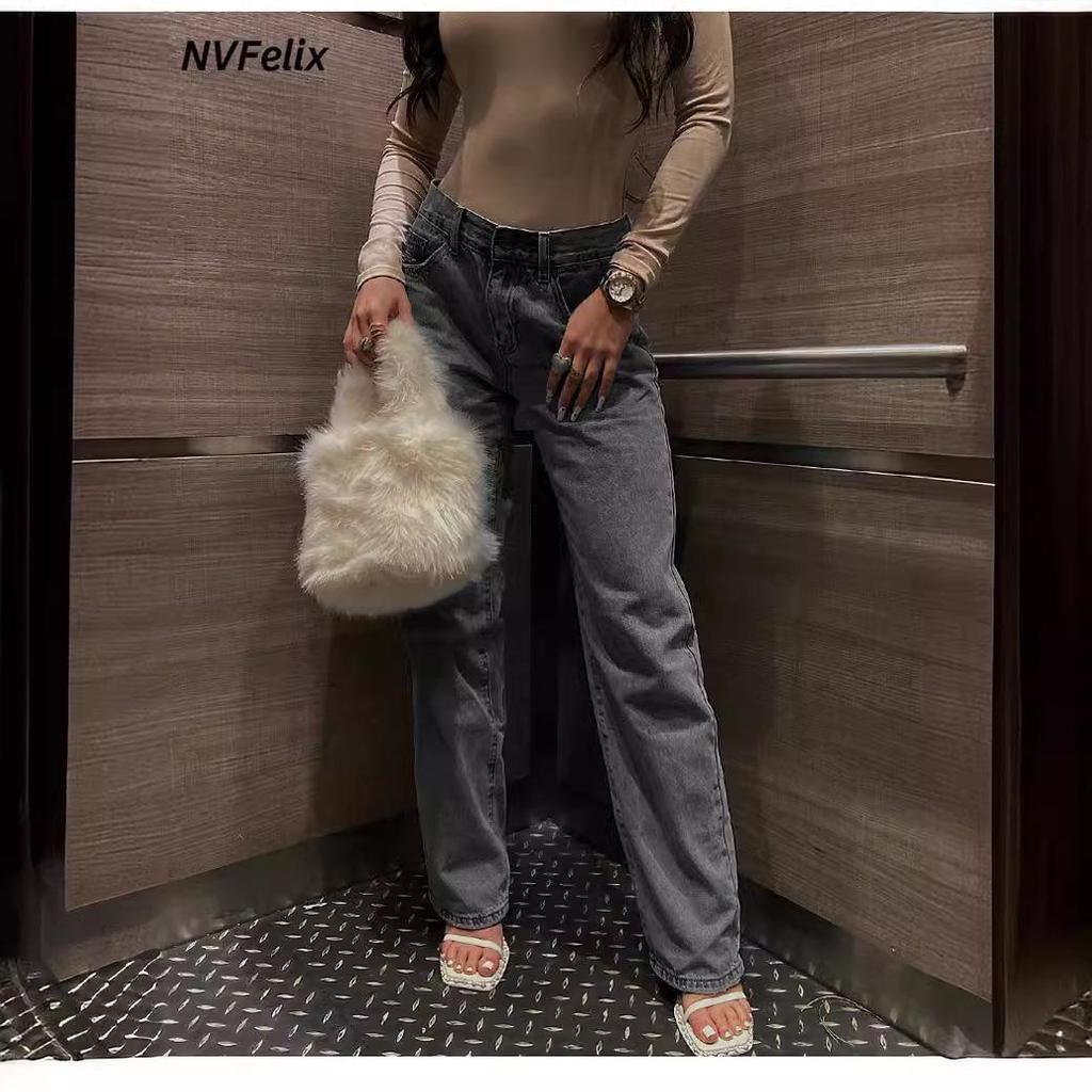 High-Waisted Ripped Slim-Fit Fashion Jeans for Women