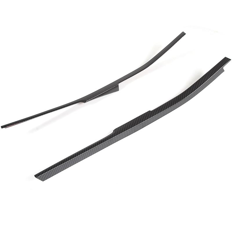 For Land Rover Range Rover Sport  2024 ABS Carbon Fiber/Car Center Console Side Trim Strip Sticker Car Accessories Carbon Fiber