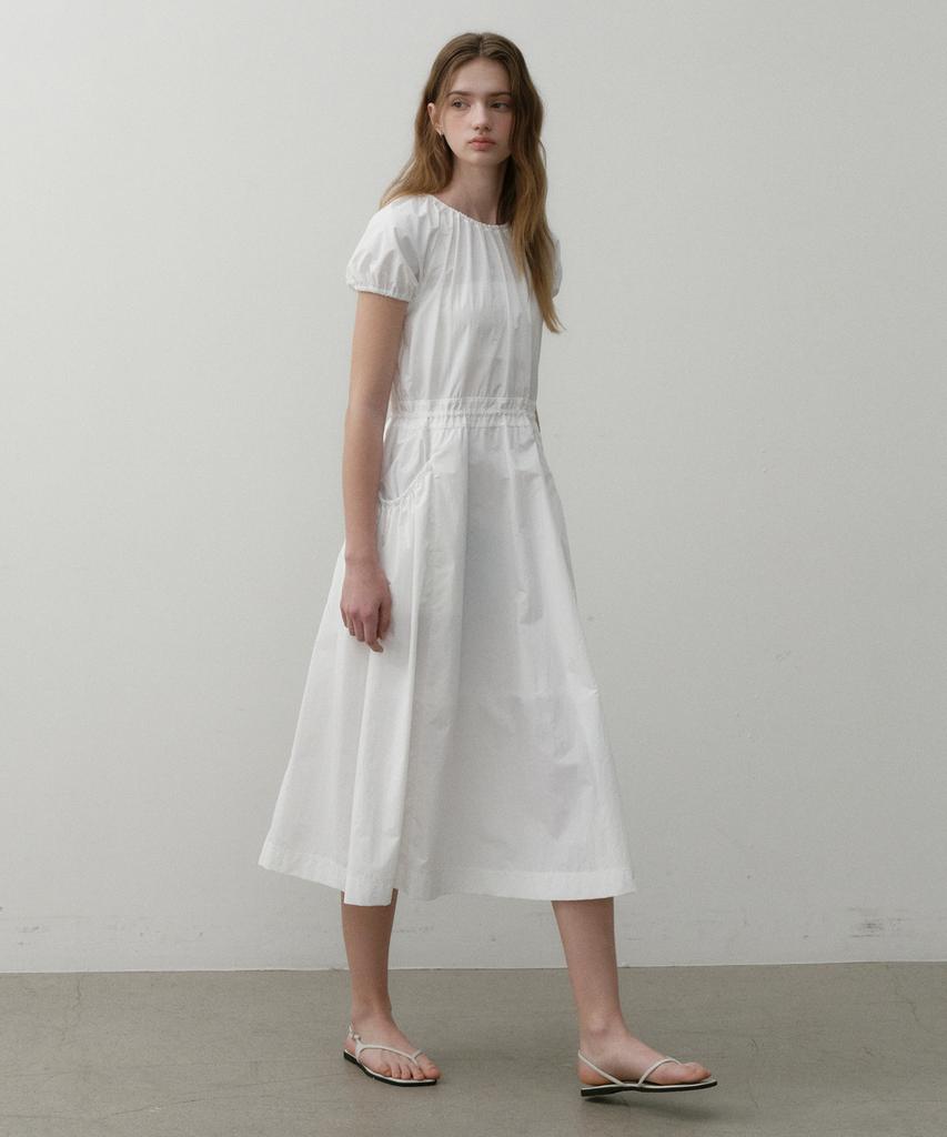 Ost Kaka Drawstring Maxi Dress White