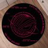 Alfombrilla de Suelo para Gaming Duradera Inspirada en ROG para Uso en Oficina y Silla Alfombra con Diseño Pashia Alfombra Suave Perfecta para Entusiastas del Gaming