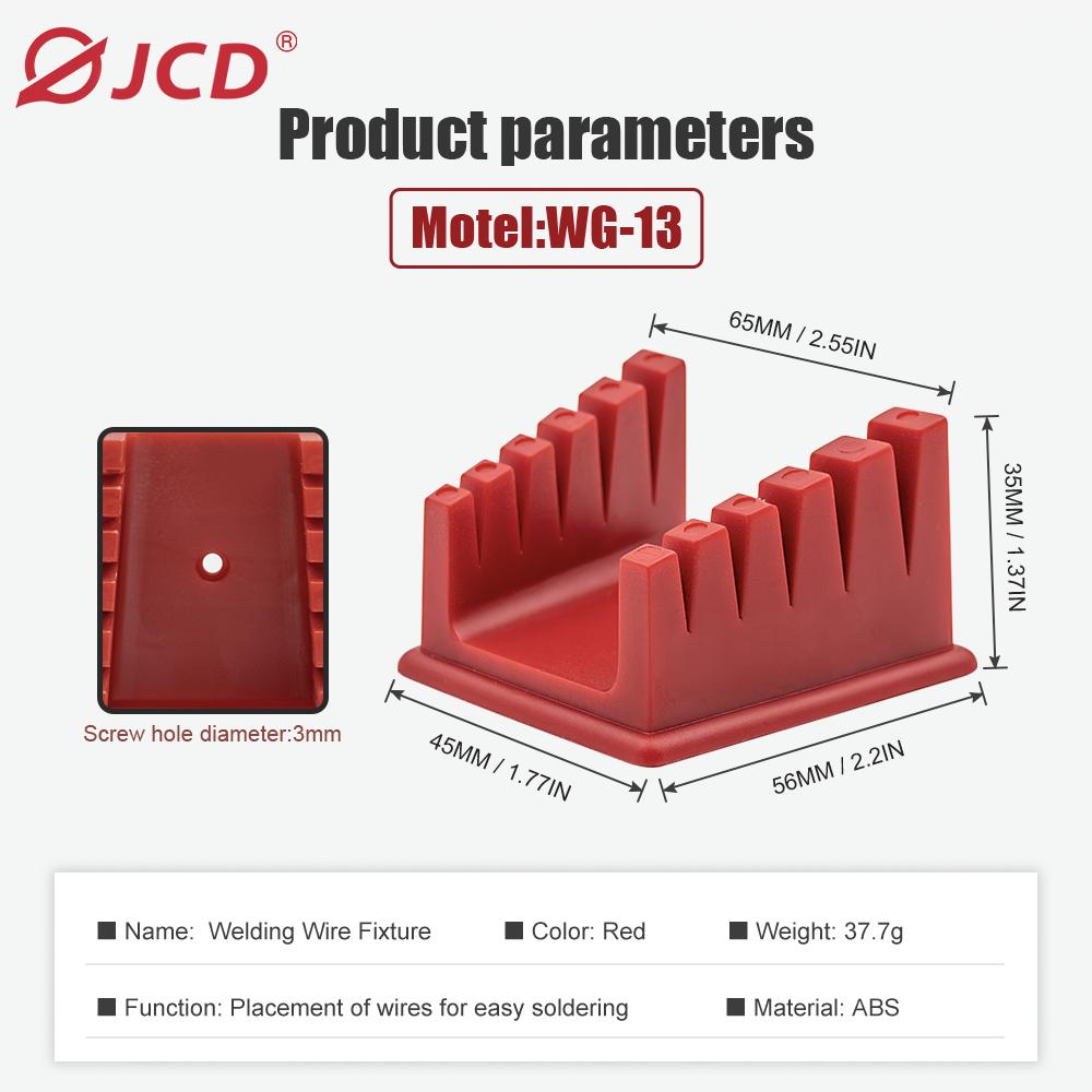 JCD ABS Wire Fixture Bracket Welding Table Clamp Fixed Clamp For Thick And Thin Wire Clamp Cable Holder Soldering Repair Tools