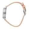 Oui & Me Fleurette Pink Leather Strap Silver Dial Solar ME010373 Women's Watch With Extra Bracelet