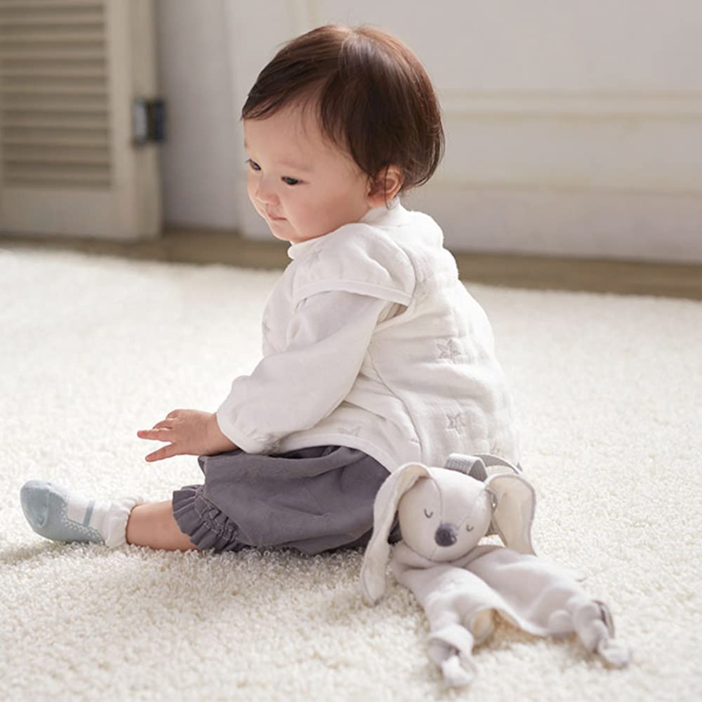 10mois Fluffy Gauze (6-Layer Gauze) Mini Me Baby Toy, Gray, 21251032