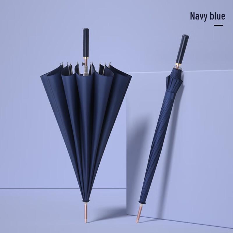 Автоматический ветрозащитный зонт Nanqiao с длинной ручкой-крючком 25 inch 12-rib