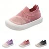Breathable Flyknit Baby Shoes Slip On Soft Sole Lightweight Toddler Sneakers for Early Walking and Indoor Outdoor Use