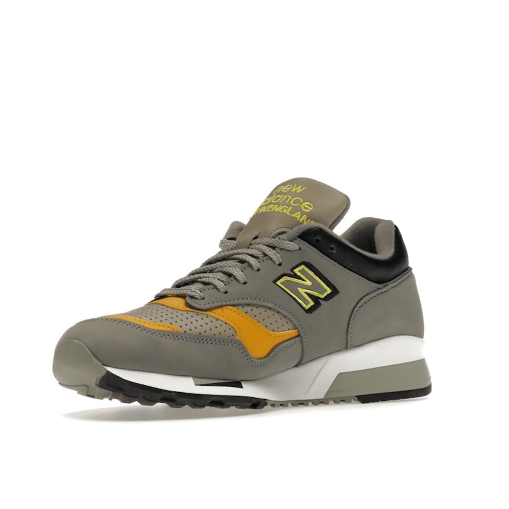 New Balance 1500 Hecho en Inglaterra Gris Amarillo Zapatillas de Hombre Negro M1500GGY