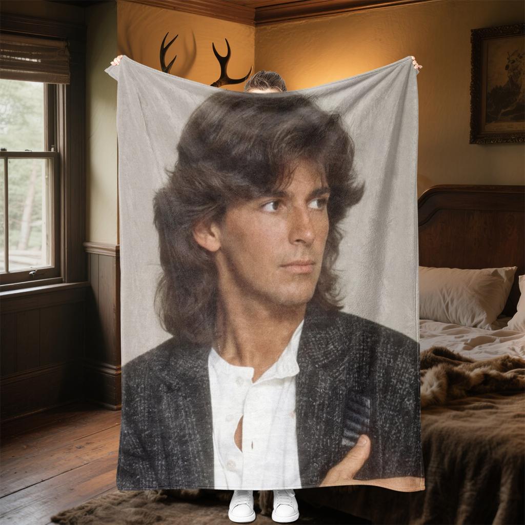 Thomas Anders Plüschdecke Weich Bequem Ganzjahresdecke Sofa Büro Nickerchen Decke Outdoor Reise Überwurf Perfektes Geschenk