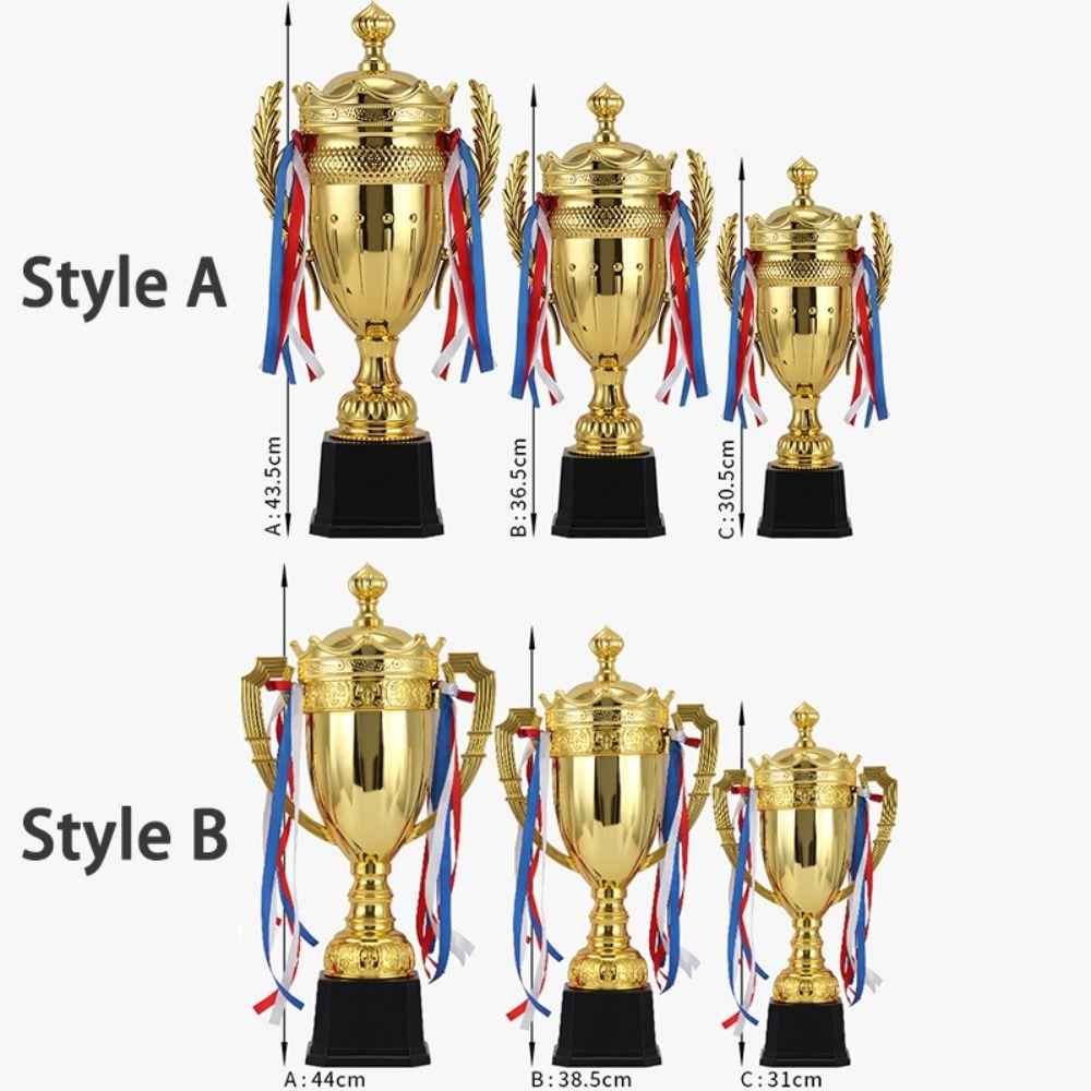 Plastic Model Gold Trophy Awards Sports Games Winner Award Trophy Toy  for Team Sport Competition