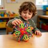 Magic Telescopic Ball for Kids Adults Expandable Deformable Sensory Fidget Ball Colorful Plastic Hand Exercise And Anxiety Relief