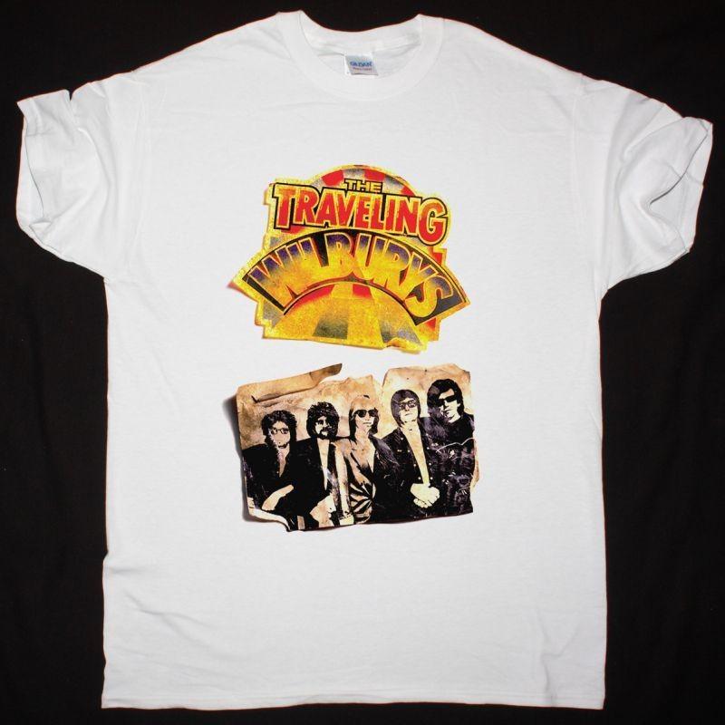 Traveling Wilburys Vol 1 1988 White T-Shirt Classic Rock Tee S разноцветный