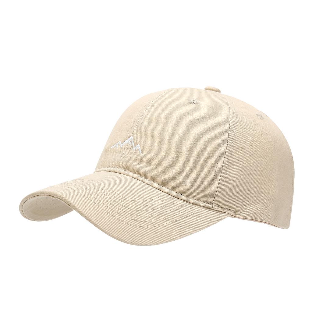 Hot Sale Men's and Women's Outdoor Mountain Embroidery Soft Top Baseball Caps Show Small Face Simple Sunscreen Sun Hats
