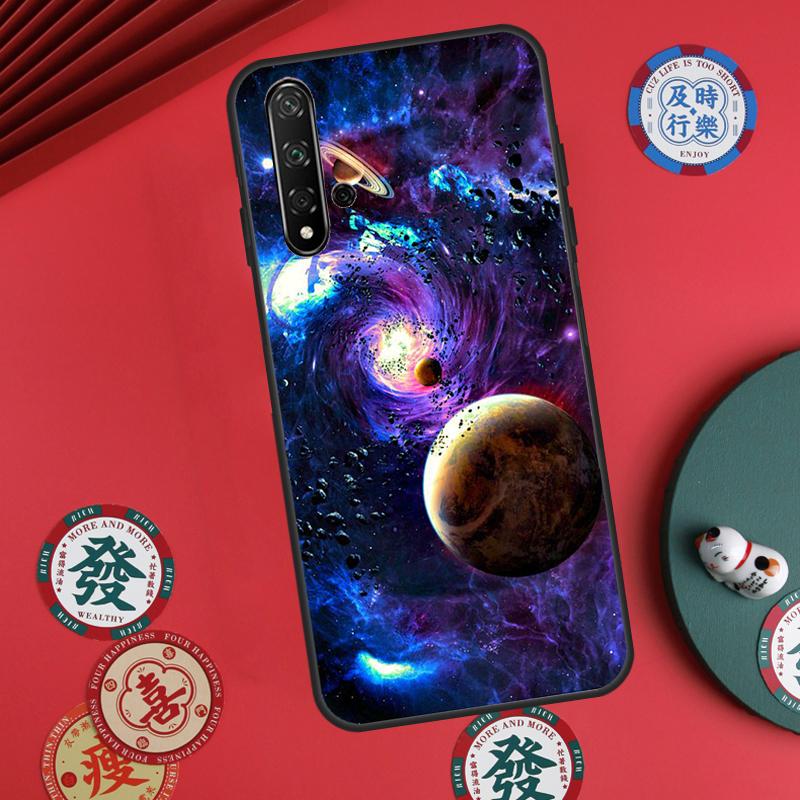 

Космос Планета Звезды Луна Для Huawei Nova 5T 9 10 SE 7i 8i 11i 12i Y73 Y72 Y61 Y91 Y60 Y70 Y90 P20 P30 P40 Lite Чехол Huawei Nova Y72