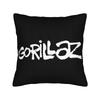 Gorillaz Pillowcase Printed Fabric Cushion Cover Decorative  Pillow Case Cover Bed Zippered 45X45cm