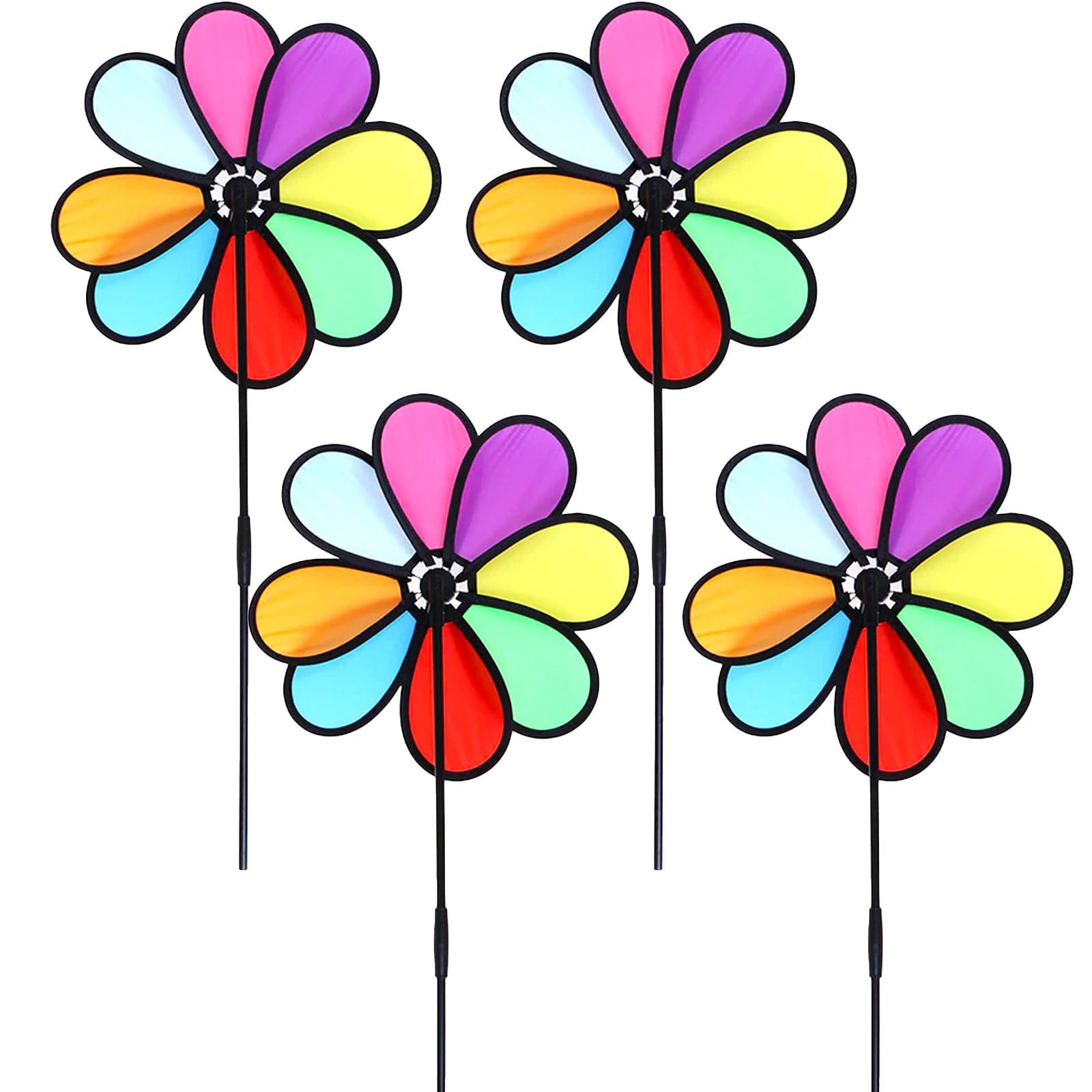 

TOMMYFIELD Windmill Toy Outdoor Gardening Pinwheel 4 Pieces