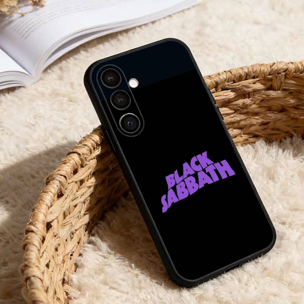 Band B-BLACK S-SABBATHS Phone Case For Samsung Galaxy A20,21s,22,31,32,52,53,72,73,80,91 Soft Black Shell
