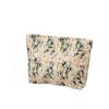 Canvas Embroidery Cosmetic Bag With Floral Pattern For Travel And Home Use