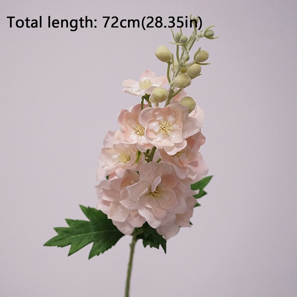 Lifelike Delphinium Stem Moisturizing Simulation Flower Artificial Delphinium Flower  Family Party