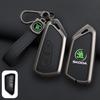 Leather Car Remote Key Case Full Cover Protector Holder Shell Fob For Skoda Superb A7 Kodiaq Octavia A7 A8 Keychain Accessories  HJ1