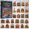 24-Day Mini Christmas Brick Ornament Advent Calendar,Unique Designs, Buildable Bricks, Hanging Loops Included, Holiday Countdown
