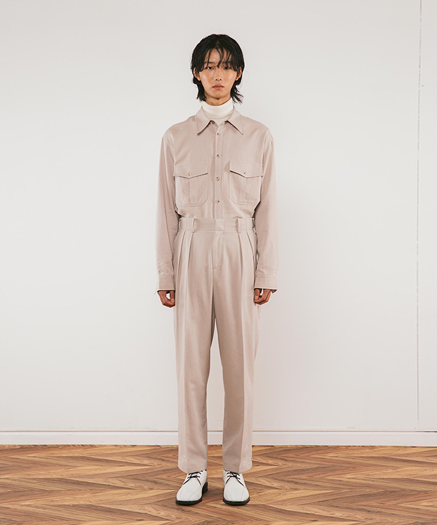 Gimyeong Two-Pocket Field Shirt Cream Beige Beige/Os
