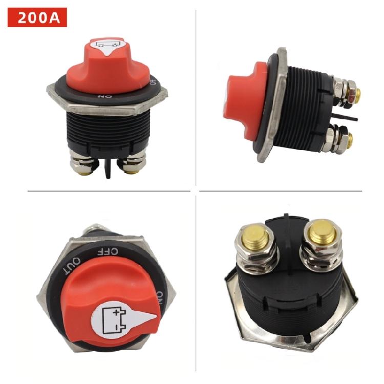 Power Battery Switches Isolator Switch Battery Disconnect Switch 12-32V Battery Cut Shut Offs Kills Switch 50A-300A