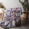 Intricate Peacock Pattern Blanket Floral Design Bed Cover Decorative Throw Blanket Home Decor Sofa Cover Gift Idea