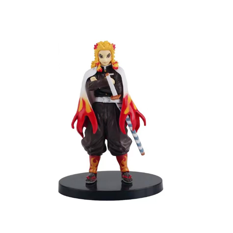 Anime Demon Slayer Figure Kamado Tanjirou Nezuko Action Figures PVC Model Toys Zenitsu Figurine Inosuke Kimetsu No Yaiba Figura