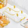 Middle Eastern Festival Fruit Tray Living Room Transparent Refreshment Tea Table Snacks Place Plate Candy Snack Plate