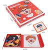 WANDAVICTA® Magnetisches Puzzle mit Charakteren, 53 Teile, Aufbewahrungsbox, Lernspielzeug für Kinder ab 3 Jahren