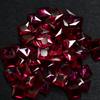 Certified Natural Red Ruby Flawless Square Cut 4 Pcs 5x5 Mm Lot Loose Gemstone Ns-173