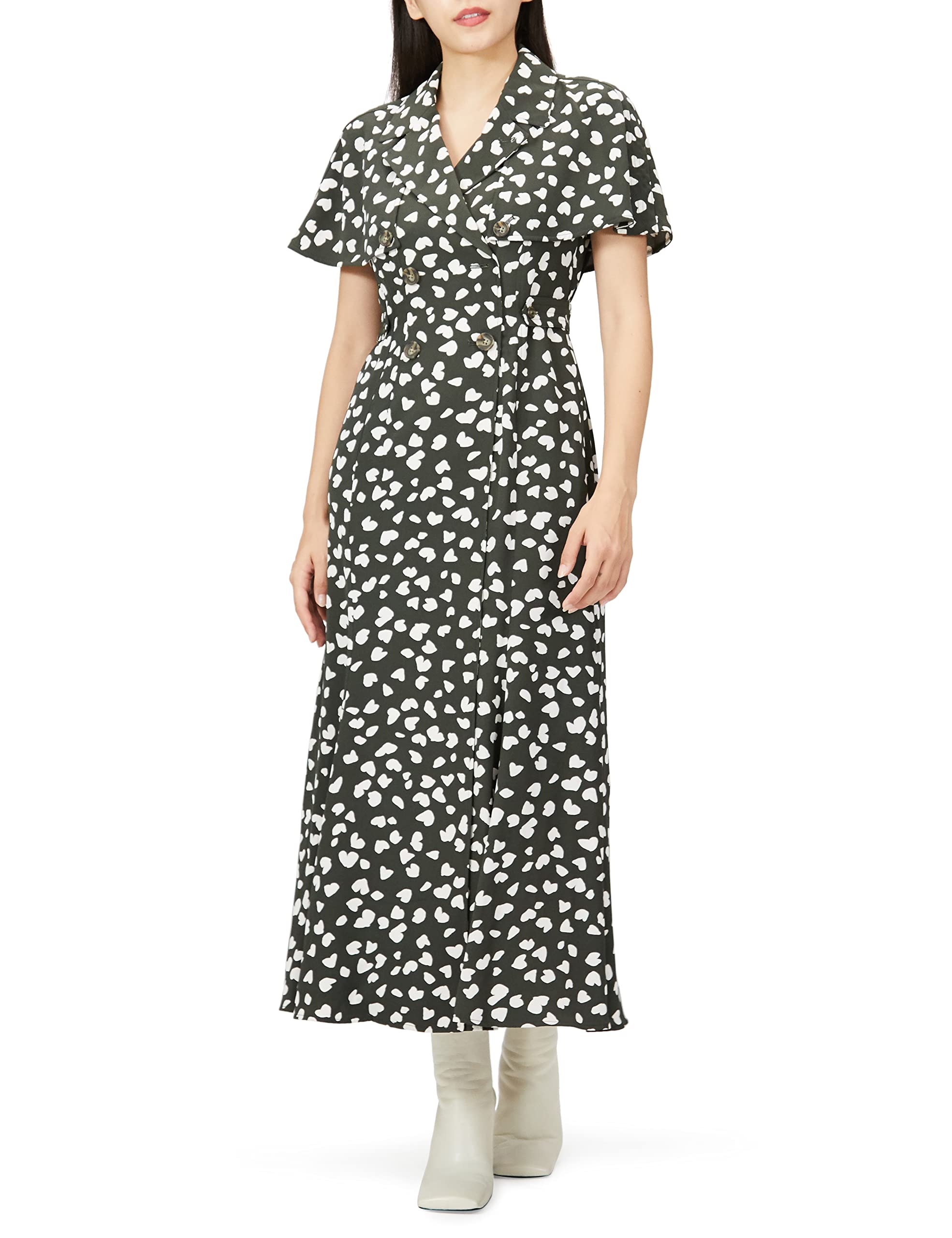

Cape Color Trench Dress SWFO224098BEG0 SWFO224098 BEG 0 [Sneider] Women s