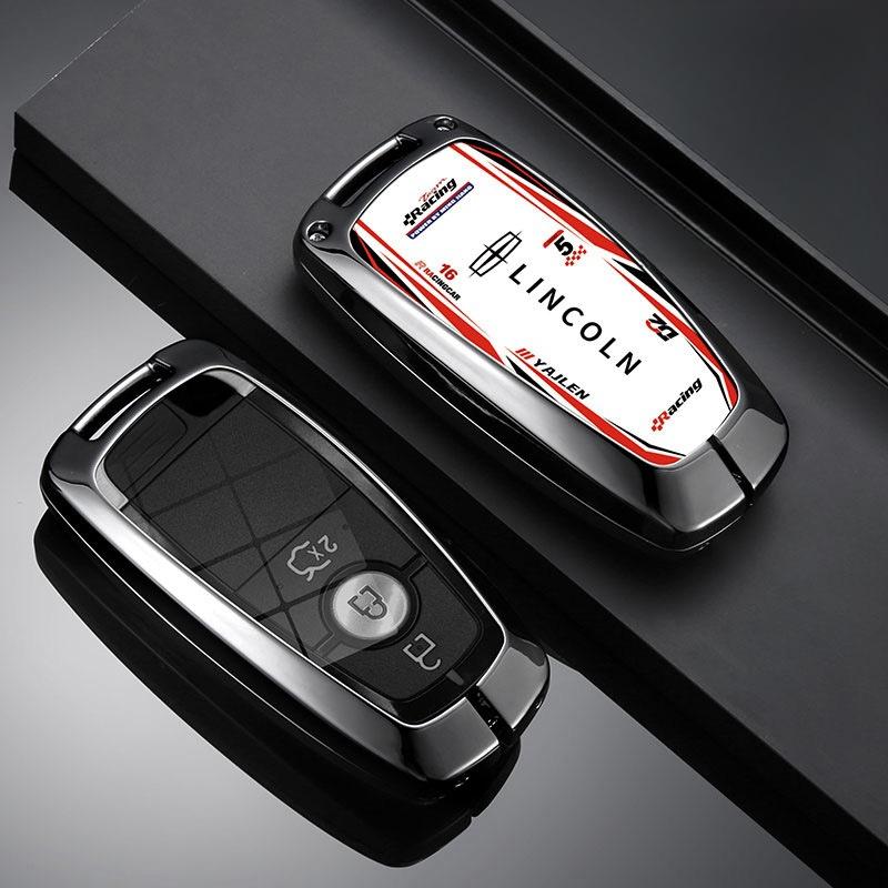 TPU Car Key Cover Case Bag for Lincoln Continental MKC MKZ MKX Navigator Z Nautilus Aviator Corsair 2017 2018 2019 2022 Keychain Q2