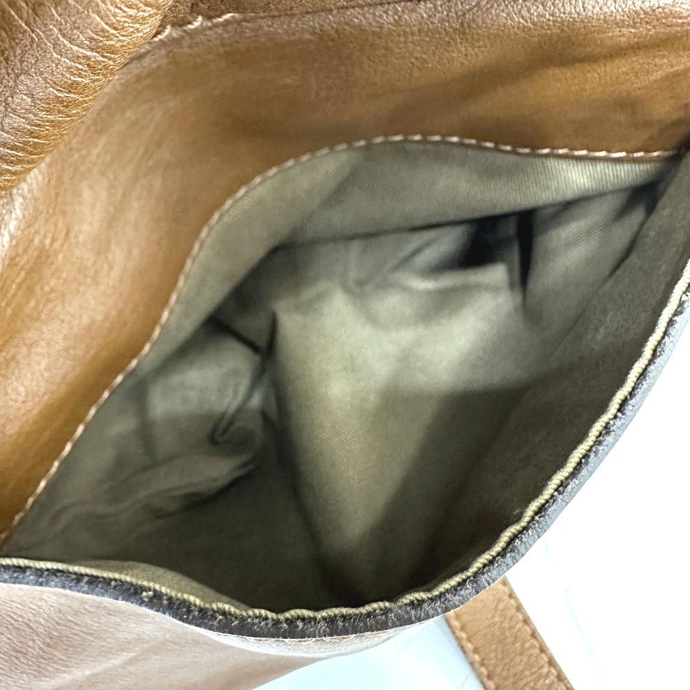 Celine Bag Filling Hand Bag Leather Beige