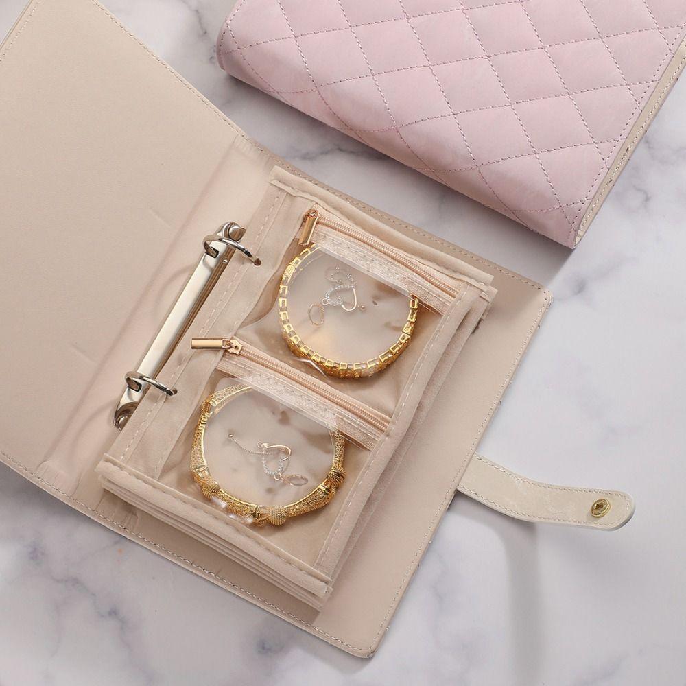 Transparent Velvet Jewelry Packing Bag Bracelet Rings Jewelry Storage Case Outdoors