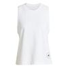 Stella McCartney Collaboration SS23 Einfarbiges Logo Rundhals Activewear Tank Damen Tops Weiß IB6858