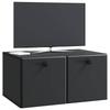 Wall Mounted TV Cabinet 59.5 x 41 x 30 cm Black