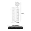 Transparent Suction Cup Hair Styling Tool Organizer For Bathroom And Vanity Use